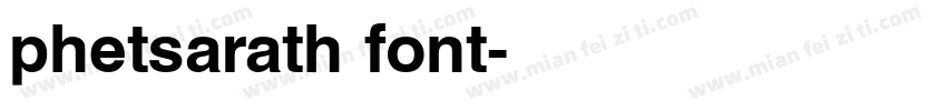 phetsarath font字体转换